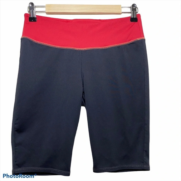 OLD NAVY go out get active gray/pink bikers shorts - Picture 1 of 7